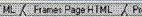 вкладка Frames Page HTML